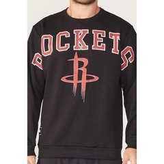 Blusão De Moletom Sem Capuz Nba Houston Rockets - Masculino - Foto 3