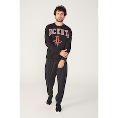 Blusão De Moletom Sem Capuz Nba Houston Rockets - Masculino - Foto 5