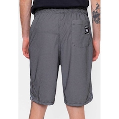 Bermuda Nba Sintética Silver Logo Brooklyn Nets - Masculina - Foto 2