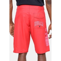Bermuda Boardshort NBA Blur Logo Chicago Bulls - Masculina - Foto 2