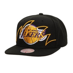 Boné Mitchell & Ness Nba Shark Bite Los Angeles Lakers - Snapback - Adulto - Foto 2