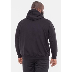 Blusão De Moletom Com Capuz Nba Plus Size Feltro Logo Los Angeles Lakers Preto - Masculina - Foto 3