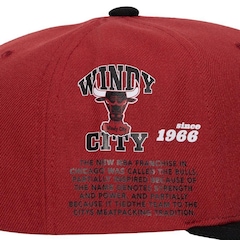 Boné Aba Reta Mitchell & Ness NBA Hwc Chicago Bulls - Snapback - Unissex - Foto 2
