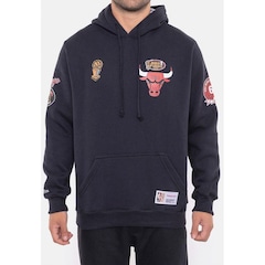 Blusão De Moletom Com Capuz Mitchell & Ness Canguru Fechado City Patches - Masculino - Foto 2