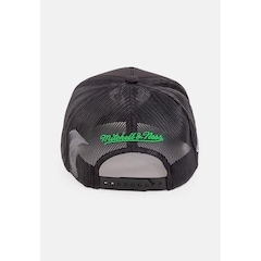 Boné Mitchell & Ness NBA Hwc Boston Celtics - Trucker - Snapback - Adulto - Foto 4