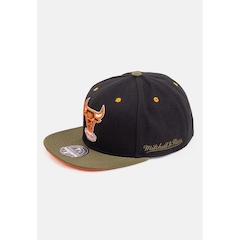 Boné Aba Reta Mitchell & Ness NBA Fitted Hwc Chicago Bulls - Fechado - Unissex - Foto 2