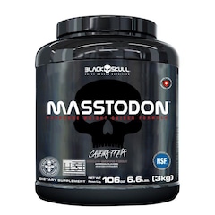Hipercalórico Masstodon Caveira Preta - Chocolate -3kg - Foto 1