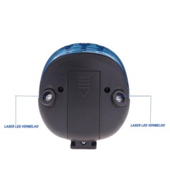 Lanterna para Bike Traseira Gold Sports Led Clear Vision Laser Tail Light - Foto 3