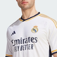 Camisa do Real Madrid Authentic 1 23/24 adidas - Masculina - Foto 4
