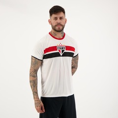 Camiseta do São Paulo Futfanatics Stencil 19 James - Masculina - Foto 3
