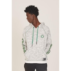 Blusão De Moletom NBA Fechado Com Capuz Boston Celtics - Masculino - Foto 3