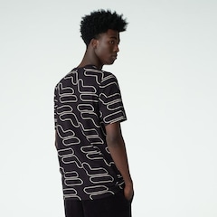 Camiseta Fila Letter Full Print - Masculina - Foto 2
