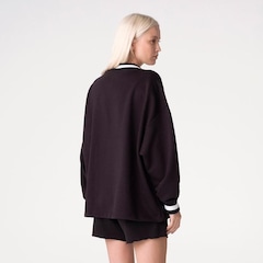 Casaco Fila Heritage Oversized V-Neck Pullover Feminino - Foto 2