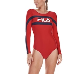 Maiô Para Natação Fila Ml Body Basic - Feminino - Foto 4