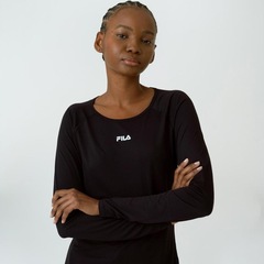 Camiseta Manga Longa Fila Bio Ii - Feminina - Foto 1