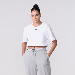 Blusa Cropped Fila Elastic - Feminina - Foto 2