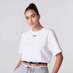 Blusa Cropped Fila Elastic - Feminina - Foto 6