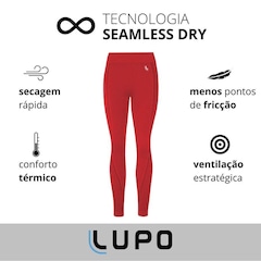 Calça Lupo Sport Legging sem Costura Pomodoro - Feminina - Foto 7