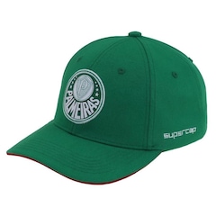 Boné Aba Curva do Palmeiras Supercap Palestra Bordado Oficial - Strapback - Adulto - Foto 1