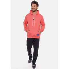 Blusão De Moletom Com Capuz NBA Mini Logo Soft Chicago Bulls Rosa - Masculina - Foto 3