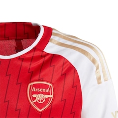 Camisa Arsenal I 23/24 adidas - Infantil - Foto 3