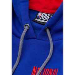 Blusão de Moletom com Capuz Nba Fechado Logo - Infantil - Foto 5
