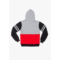 Blusão de Moletom com Capuz NBA Fechado Om Capuz Chicago Bulls - Masculino - Foto 3