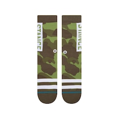 Meia Cano Alto Stance Og Camuflada - Adulto - Foto 2