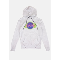Blusão De Moletom Com Capuz Nba Neon Colors Los Angeles Lakers - Masculino - Foto 1