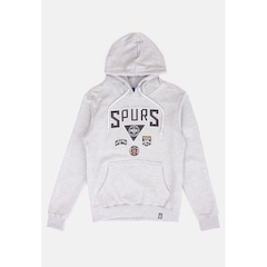 Blusão De Moletom Com Capuz Nba Patches San Antonio Spurs - Masculino - Foto 1