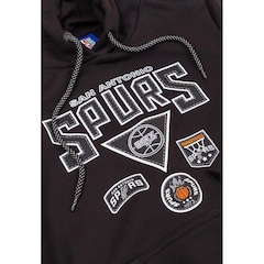 Blusão De Moletom Com Capu NBA Patches Chicago Bulls - Masculino - Foto 3