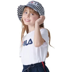 Camiseta Fila Letter Premium - Infantil - Foto 2
