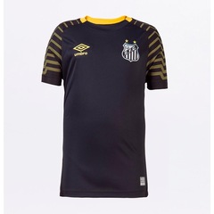 Camisa de Goleiro do Santos 2021 Oficial Umbro - Infantil - Foto 1