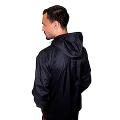 Jaqueta Corta-Vento do Flamengo com Capuz adidas - Masculina - Foto 4