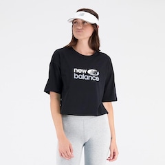 Camiseta Cropped New Balance Essentials - Feminina - Foto 2