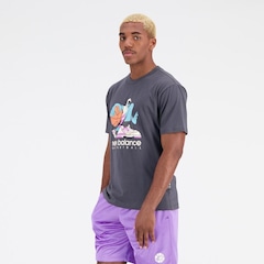 Camiseta New Balance Hoops Basket - Masculina - Foto 3