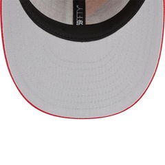 Boné Aba Curva New Era 59Fifty Fitted Low Profile Kansas City Chiefs Sideline 2023 - Fechado - Masculino - Foto 7