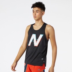 Camiseta Regata New Balance Performance Impact Run - Masculina - Foto 2