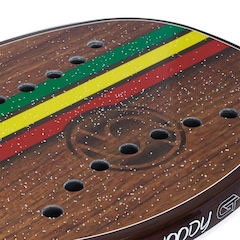 Raquete de Beach Tennis Sexy Rasta Woody Gt - Adulto - Foto 4