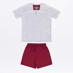 Kit Clube do Fluminense Oficial 2 2020 Umbro: Camisa + Calção - Infantil - Foto 2