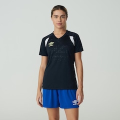 Camisa Umbro Manga Curta Diamond Relief - Feminina - Foto 1