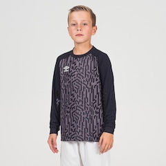 Camisa Umbro Manga Longa de Goleiro Gaudium - Infantil - Foto 4