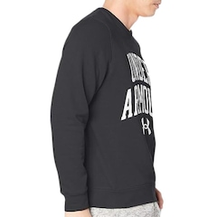 Blusão de Moletom Under Armour Rival Terry Crew - Masculino - Foto 5