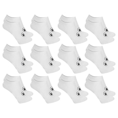 Kit Meias Sapatilha Esporte Legal Invisível - 12 Pares - Masculina - Foto 1