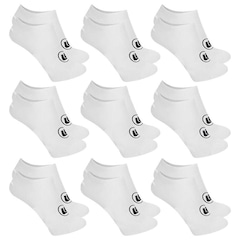 Kit Meias Sapatilha Esporte Legal Invisível - 9 Pares - Masculina - Foto 1