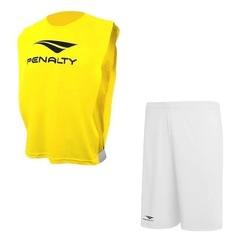 Conjunto de Futebol Penalty: Colete + Calção Penalty X - Masculino - Foto 2