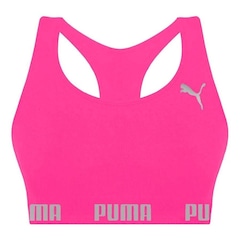 Top Fitness sem Bojo Puma Nadador Sem Costura - Feminino - Foto 1