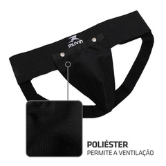 Kit Proteção Muvin Coquilha com Cinta + Bandagem 5M + Bucal Profissional + Protetor Canela e Pé - Foto 2