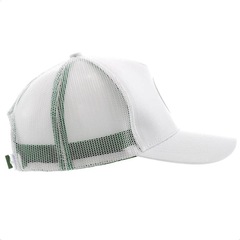 Boné Aba Curva Supercap Palmeiras Trucker Silk - Snapback - Adulto - Foto 3