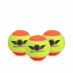 Kit de Bola de Beach Tennis Sexy Brand - 3 Unidades - Foto 2